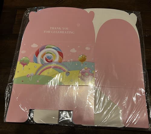 12 Pack Candyland Favor Goodie Goody Boxes Candy Sweet Treat Bags Thank You - Thumbnail 2