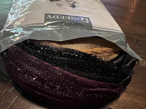 LONEEDY 4pcs Wide Headbands Sponge Padded Headwear NEW - Thumbnail 3
