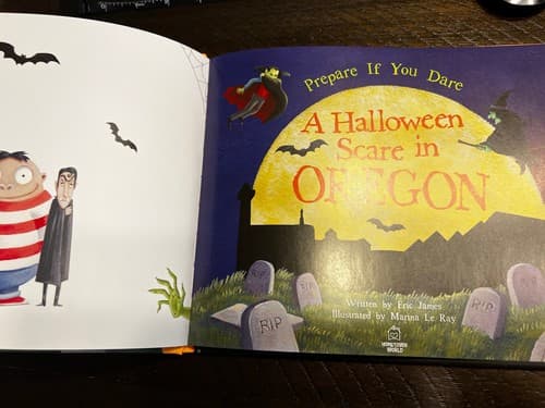 A Halloween Scare in Oregon by Eric James Hardback Children’s Book NEW - Thumbnail 4