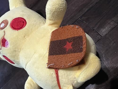 Pikachu With Satchel 8” W/Hanging String Plush Dolls Toys Stuffed Animal Pokémon - Thumbnail 6