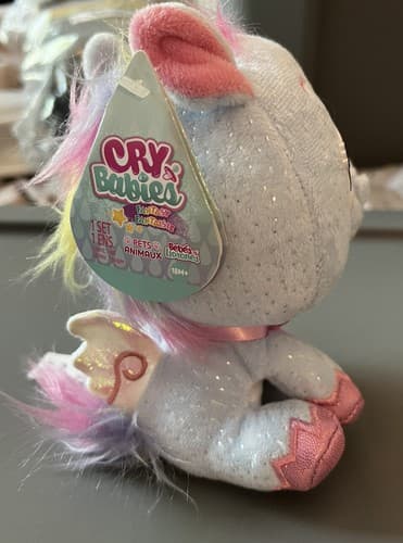 Cry Babies Fantasy Pets Magic Tears Plushie Crying Pets - Nila Pegasus NEW NWT - Thumbnail 5