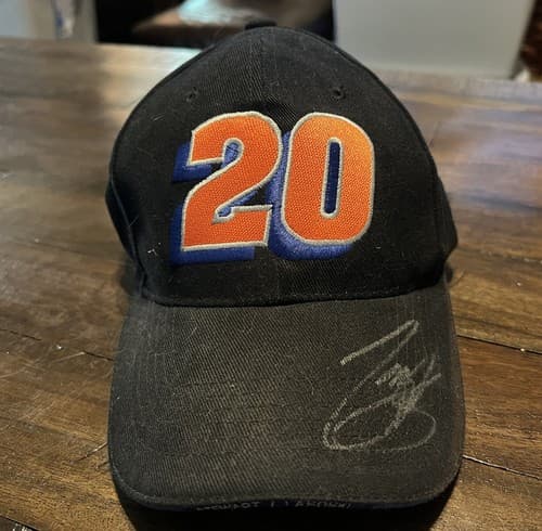 Tony Stewart Autographed Hat Cap JD Byrider Black #20 Racing Nascar