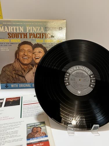 South Pacific Mary Martin Pinza Original Broadway Cast LP Vinyl Record 12" 33rpm