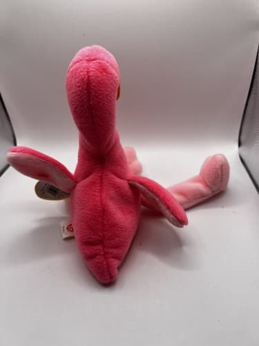 TY Beanie Baby Babies Stuffed Animal Plush Flamingo Pinky 1995 - Thumbnail 10