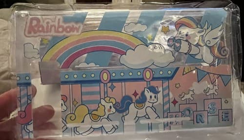 FANPL Rainbow Carousel Compatible with Nintendo Switch OLED Case Cover Unicorn - Thumbnail 2