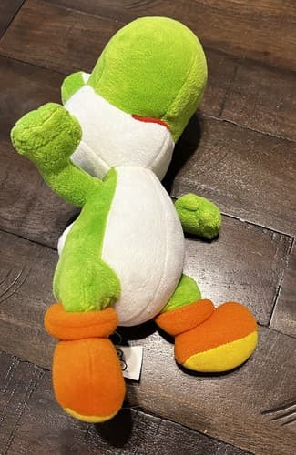 YOSHI Nintendo Super Mario Bros. Plush Toy 10” Green Yoshi Stuffed Figure 2021 - Thumbnail 5