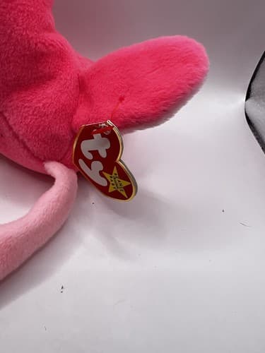TY Beanie Baby Babies Stuffed Animal Plush Flamingo Pinky 1995 - Thumbnail 5