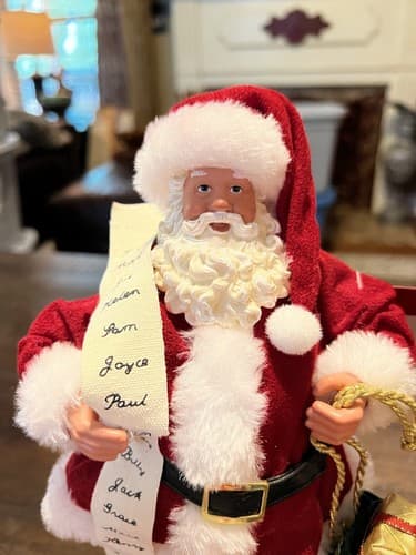 Santa Claus Naughty Nice List Figure Christmas Merry Brite #280700 NWT 10.5 - Thumbnail 4