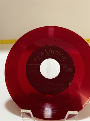 Red Vinyl Set Strauss Waltzes Boston Pops Orchestra Box Set of 4 RCA Victor 1949 - Thumbnail 18