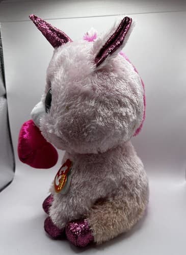TY Beanie Baby Babies Stuffed Animal Plush Unicorn Darling 2019 - Thumbnail 2