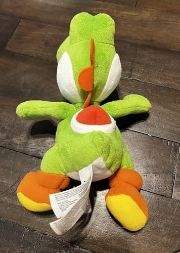 YOSHI Nintendo Super Mario Bros. Plush Toy 10” Green Yoshi Stuffed Figure 2021 - Thumbnail 3