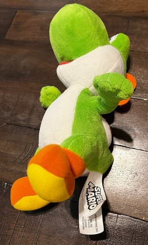 YOSHI Nintendo Super Mario Bros. Plush Toy 10” Green Yoshi Stuffed Figure 2021 - Thumbnail 12