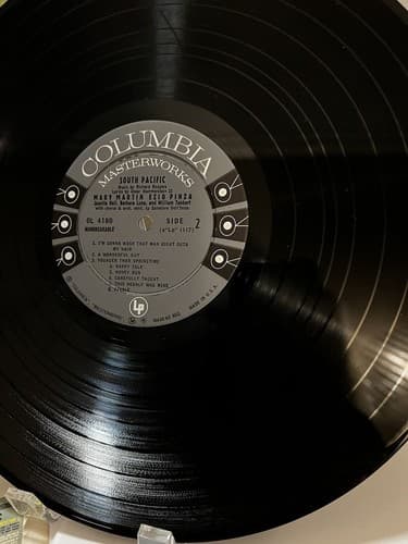 South Pacific Mary Martin Pinza Original Broadway Cast LP Vinyl Record 12" 33rpm - Thumbnail 10