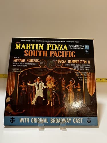 South Pacific Mary Martin Pinza Original Broadway Cast LP Vinyl Record 12" 33rpm - Thumbnail 3