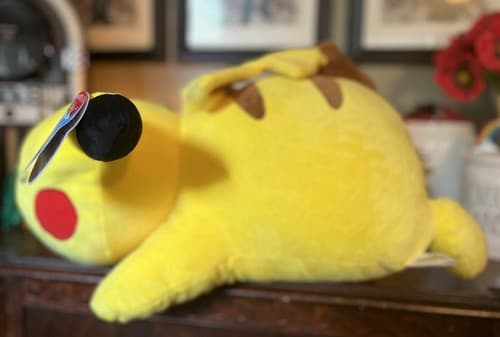 Pokemon 18” Sleeping Pikachu Soft Jumbo Large Plush Pillow Buddy - NEW W/ TAGS - Thumbnail 4