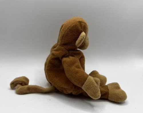 TY Beanie Baby Babies Stuffed Animal Plush Brown Monkey 1993 - Thumbnail 6