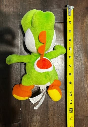 YOSHI Nintendo Super Mario Bros. Plush Toy 10” Green Yoshi Stuffed Figure 2021 - Thumbnail 11