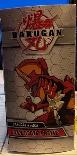 Bakugan 4 Pack Collector Figures TROX HYDOROUS NILLIOUS DRAGONOID New 2020 NIB - Thumbnail 6