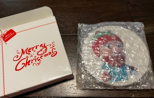 Cocomelon Watermelon Christmas Ornament Porcelain Medallion NEW NIB - Thumbnail 5
