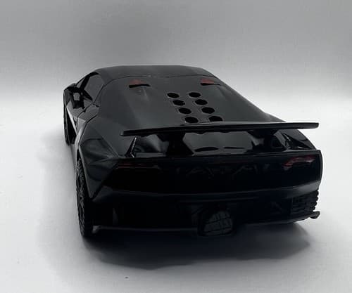 Lamborghini Sesto Elemento Toy Car Kinsmart 1:24 1/24 Black 2022 - Thumbnail 3