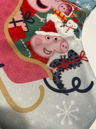 Peppa Pig Christmas Stocking 17" NWT - Thumbnail 3