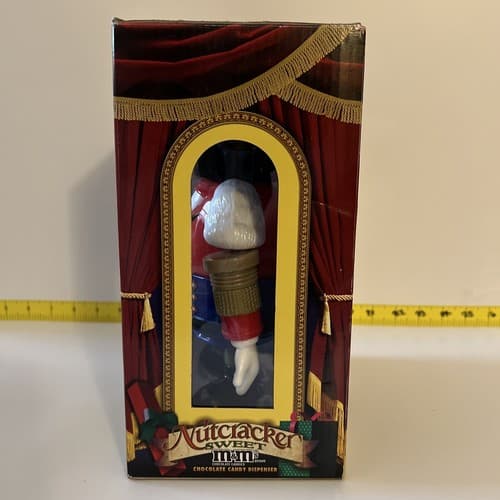 M&M’s M&M Red Nutcracker Sweet Candy Dispenser Limited Edition Holiday NIB - Thumbnail 2