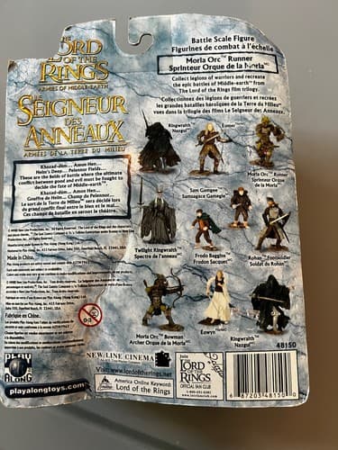Lord of the Rings Battle Scale Figure Moria Orc Runner Armies Of Middle Earth - Thumbnail 10