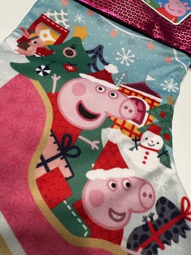 Peppa Pig Christmas Stocking 17" NWT - Thumbnail 2