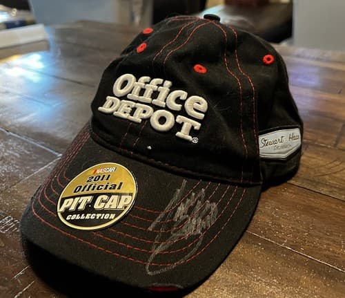 Tony Stewart Autographed Hat 2011 Official Pit Cap #14 Racing Nascar - Thumbnail 7