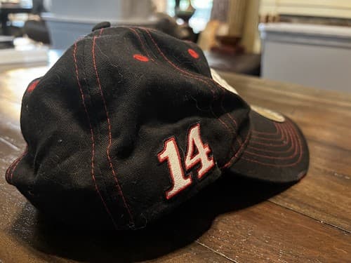 Tony Stewart Autographed Hat 2011 Official Pit Cap #14 Racing Nascar - Thumbnail 5