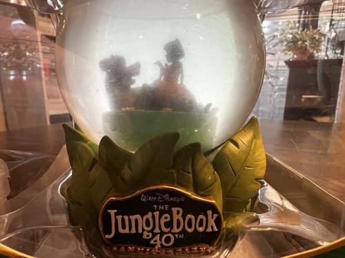 Walt Disney's The Jungle Book 40th Anniv Snow Globe Disney Store Mowgli/Baloo - Thumbnail 4