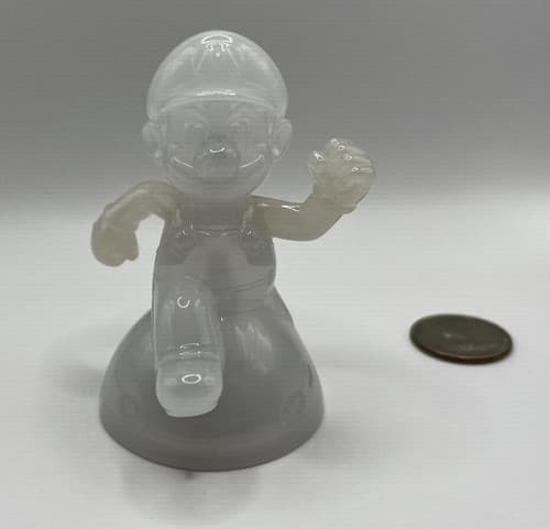 McDonald's Happy Meal Kid Super Mario Light Up Toy Clear Changing Colors 2017 - Thumbnail 2