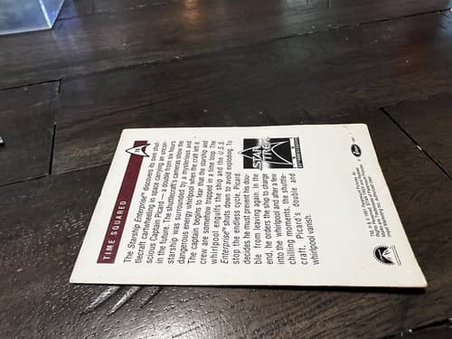 Vintage 1993 1991 Star Trek Collector Cards 83 Cards & 5 Cardboard Figure Cards - Thumbnail 9