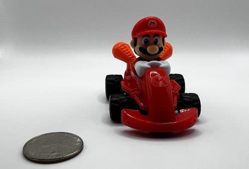 McDonald’s Happy Toy 2022 Super Mario Bros. Movie MARIO KART Red Car Loose EUC - Thumbnail 7