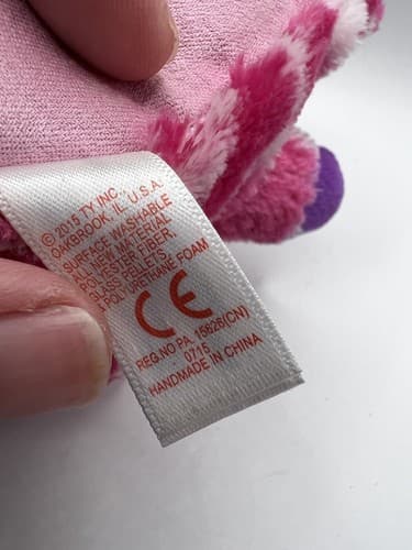TY Beanie Baby Babies Stuffed Animal Plush Unicorn Uni 2015 - Thumbnail 10