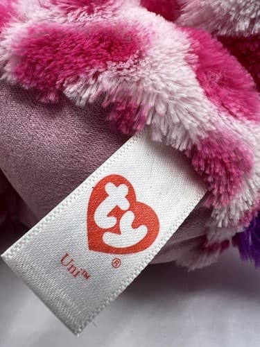 TY Beanie Baby Babies Stuffed Animal Plush Unicorn Uni 2015 - Thumbnail 7