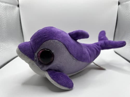 TY Beanie Baby Babies Stuffed Animal Plush Dolphin Flips 2014 - Thumbnail 2