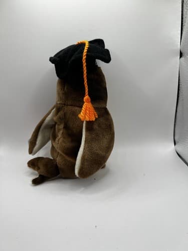 TY Beanie Baby Babies Stuffed Animal Plush Wise 1998 - Thumbnail 4