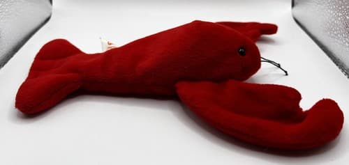 TY Beanie Baby Babies Stuffed Animal Plush Pinchers Lobster 1993 - Thumbnail 4