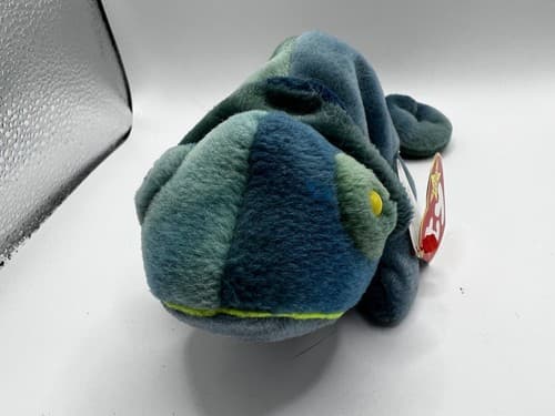 TY Beanie Baby Babies Stuffed Animal Plush Chameleon Rainbow 1997 - Thumbnail 10
