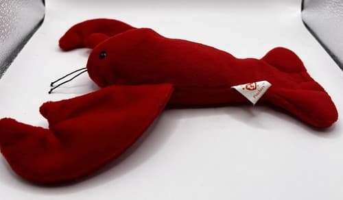 TY Beanie Baby Babies Stuffed Animal Plush Pinchers Lobster 1993 - Thumbnail 9