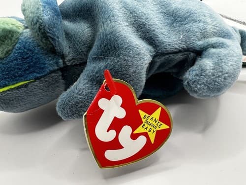 TY Beanie Baby Babies Stuffed Animal Plush Chameleon Rainbow 1997 - Thumbnail 12