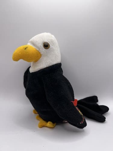 TY Beanie Baby Babies Stuffed Animal Plush Eagle Baldy 1996 - Thumbnail 9