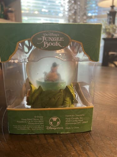 Walt Disney's The Jungle Book 40th Anniv Snow Globe Disney Store Mowgli/Baloo - Thumbnail 3