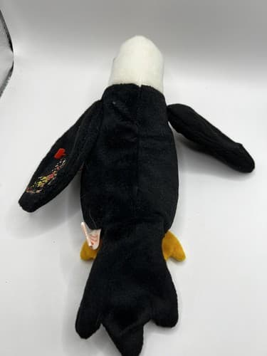TY Beanie Baby Babies Stuffed Animal Plush Eagle Baldy 1996 - Thumbnail 10