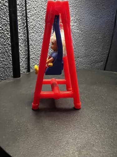 Kelly Doll On Swing Vintage 1999 Mattel Barbie's Kelly Doll McD Vibrant Colors - Thumbnail 2
