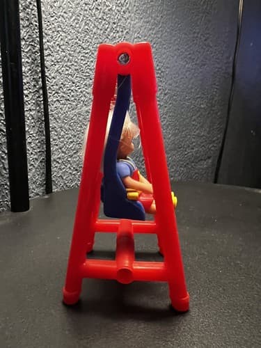 Kelly Doll On Swing Vintage 1999 Mattel Barbie's Kelly Doll McD Vibrant Colors - Thumbnail 4