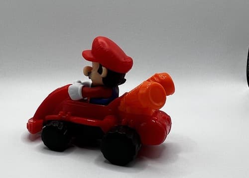McDonald’s Happy Toy 2022 Super Mario Bros. Movie MARIO KART Red Car Loose EUC - Thumbnail 2
