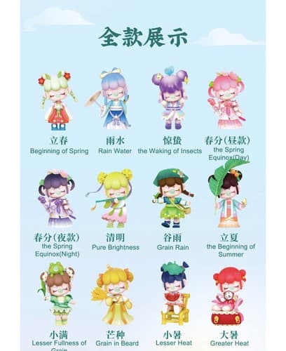 Rolife X Nanci BEGINNING OF SUMMER Solar Terms Mini Figure Designer Anime NEW - Thumbnail 9