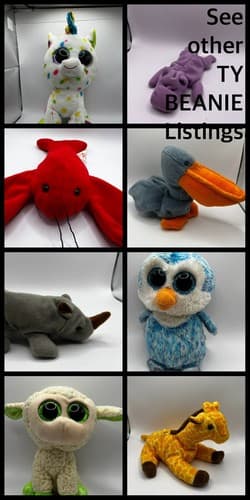 TY Beanie Baby Babies Stuffed Animal Plush Chocolate 1993 - Thumbnail 11